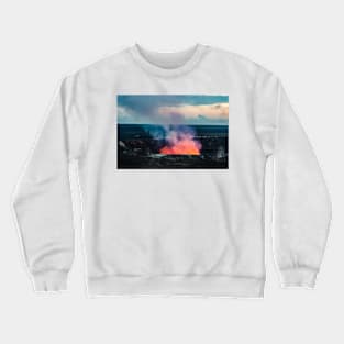 Erupting volcano Crewneck Sweatshirt